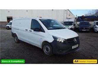 2022 mercedes-benz vito white 2.0 116 cdi euro 6 panel van, 36,800 miles, ulez compliant, automat...