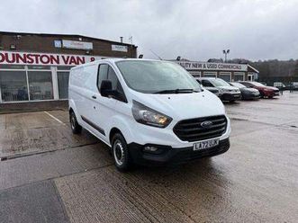2023 ford transit custom 2.0 ecoblue 130ps low roof leader van panel van diesel manual