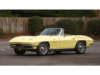 1966 chevrolet corvette c2 stingray convertible v8 327 vente aux enchères