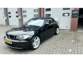 bmw 1-serie 3.0 125i cabrio aut 2010 zwart high executive — bmw — marktplaats