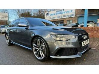 2014 audi rs6 4.0t fsi v8 bi-turbo rs6 quattro 5dr tip auto estate petrol automatic