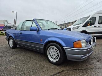1990 ford escort xr3i 2dr convertible petrol manual