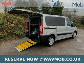 peugeot expert tepee 4 seat automatic wheelchair accessible vehicle with access ramp