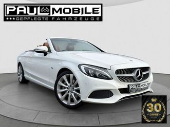 mercedes-benz c 250 d cabrio edition 1 navi led parkassist ahk