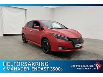 nissan leaf e+ 217hk connecta 360° kamera rattvärme moms