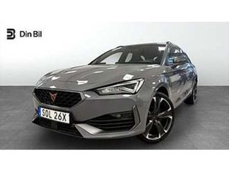 seat cupra leon sportstourer e-hybrid skinn/drag/backkamera