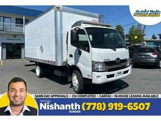 2018 hino 195 16’ dry box + step + ramp *cvi completed