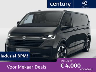 volkswagen transporter bulli l2 2.5 ehybrid 171 kw (233 pk) 3500 mm cvt a