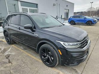 certified 2024 volkswagen tiguan 2.0t se r-line black