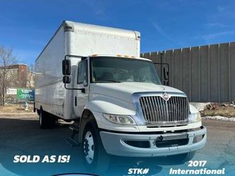 2017 international durastar 4300 - 26’ box truck w/ lg - stock#37089a