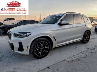 bmw x3 sdrive30i 2022 2.0 benzyna 248km