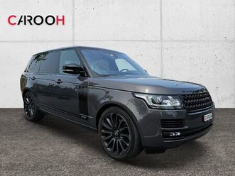 range rover lwb 5.0 v8 sc autobiography automatic