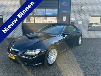 bmw 6-serie cabrio - 630i high executive leder*navi*dealer-onderhouden*unieke staat