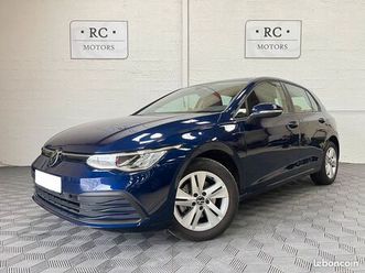 volkswagen golf 8 1.0 etsi 110 life business dsg7 *caméra *carplay sans fil *regul adaptatif *led *1°main france entretien 100% vw essence micro-hybride