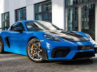 porsche 718 cayman gt4 rs weissach shark blue brand new