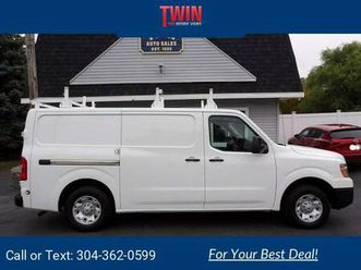 2020 nissan nv cargo sv shelves/bins/ladder rack van glacier white