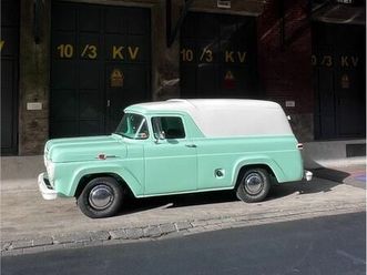ford f100 panel truck 1959 us car oldtimer v8 automatik