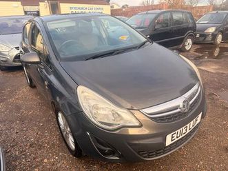2013 vauxhall corsa 1.2 se 5d