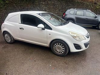 2012 vauxhall corsavan 1.3td (75ps)(eu5) ecoflex (start/stop) panel
