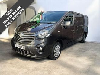 2018 vauxhall vivaro 1.6cdti sportive 2900 l2h1 (125ps)(eu6) biturbo (start/stop) ecotec panel