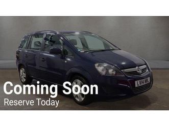 2014 vauxhall zafira 1.8 exclusiv (120ps)