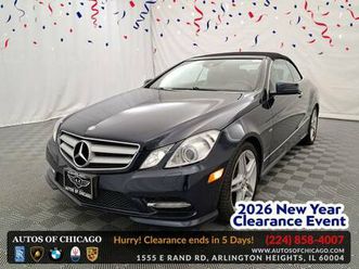 2012 mercedes-benz e 550 e550 e-class cabriolet amg line convertible