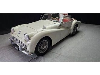 triumph tr3 “a” roadster certif. asi con c.r.s