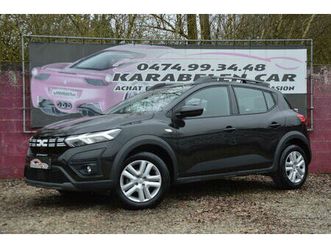 dacia sandero stepway 1.0tce boite aut nav cam clim 8.536km
