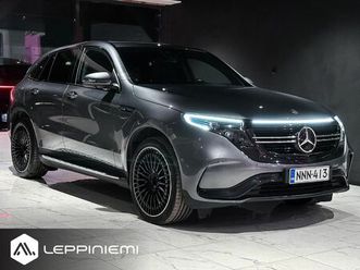 mercedes-benz eqc amg 400 4matic / distronic + / 360u00b0 / kattoluukku / burmester® / katve- ja kaista-avustimet / vetokoukku
