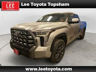 new 2026 toyota tundra platinum