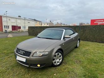 très belle audi a4 1.8 essence 163cv turbo cabriolet etat propre cuir-garantie 12m