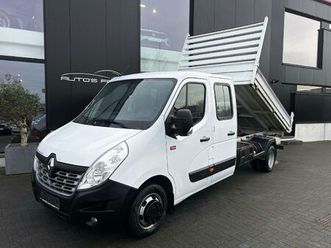 renault master 2.3 dci 35 l4 double cabine 7places benne !!!!!