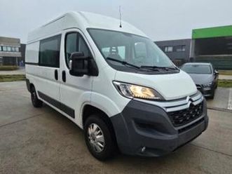 ② citroen jumper 2.0 blue hdi l2h2 dubbel cabine 7 pers export — citroën — 2ememain