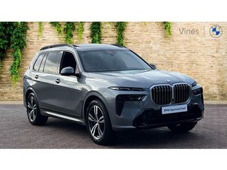 bmw x7 xdrive40d m sport 3.0 5dr