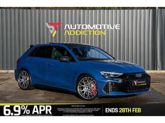 2025 audi rs3 8.5y sportback (carbon vorsprung) 2.5tfsi quattro s-tronic 400ps | ascari blue |