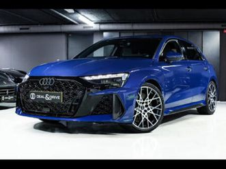 sportback 2.5 tfsi quattro s-tronic – pack rs carbon – ascari blue – warranty 12/27