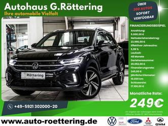 volkswagen t-roc r-line+led+ahk+acc+sideasisst+shz+el.hk