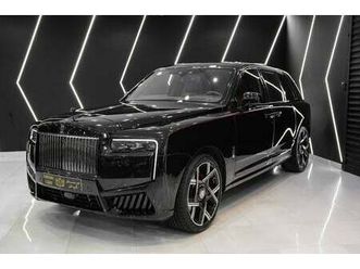 rolls-royce cullinan black badge kit, facelift, bespoke audio, executive rear seats w/ entertainment, gcc!!