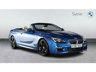bmw 6 series 640i m sport convertible 3.0 2dr