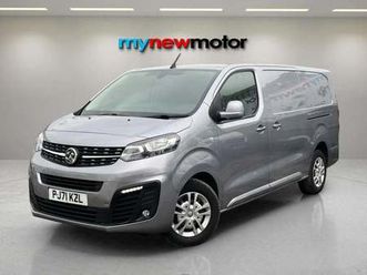 2021 vauxhall vivaro 2.0 turbo d 3100 sportive l2 h1 euro 6 (start/stop) 5dr panel van diesel manual
