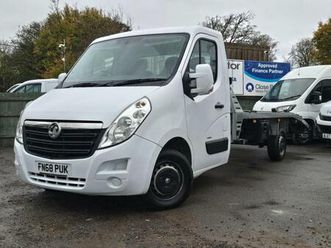 2018 vauxhall movano 2.3 cdti biturbo 3500 recovery flatbed chassis cab diesel manual