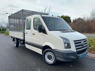 2011 volkswagen crafter caged dropside 7 seat crew cab non tipper diesel