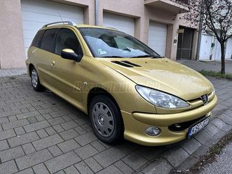 peugeot 206 sw 1.4 16v trendy plus megkímélt. kevés km