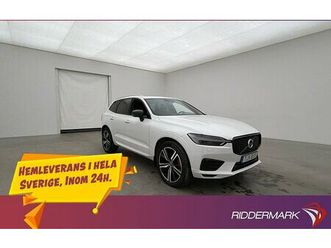 volvo xc60 d5 awd r-design pano värmare skinn sensorer