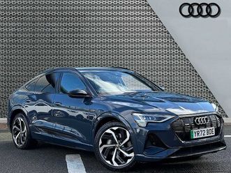 audi e-tron sportback black edition 50 quattro