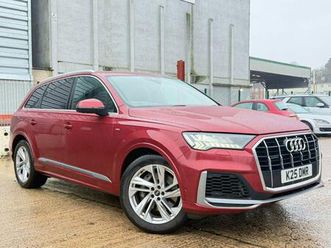 2020 audi q7 3.0 tdi v6 50 s line tiptronic quattro euro 6 (start/stop) 5dr estate diesel automatic