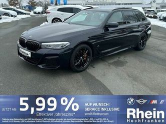 bmw 540i xdrive touring m sport acc lhz h/k led pano