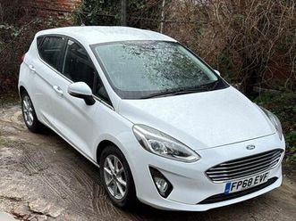 2018 ford fiesta 1.1 zetec 5dr hatchback petrol manual