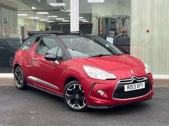 2013 citroen ds3 1.6 vti dstyle plus 2dr convertible petrol manual