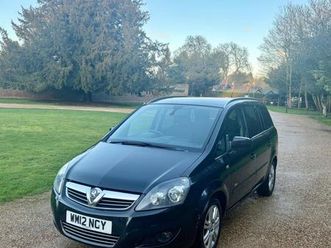 2012 vauxhall zafira 1.8i design 5dr mpv petrol manual